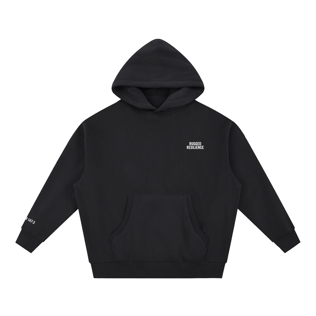 Essential Oversized Boxy Fit Fleece Hoodie
