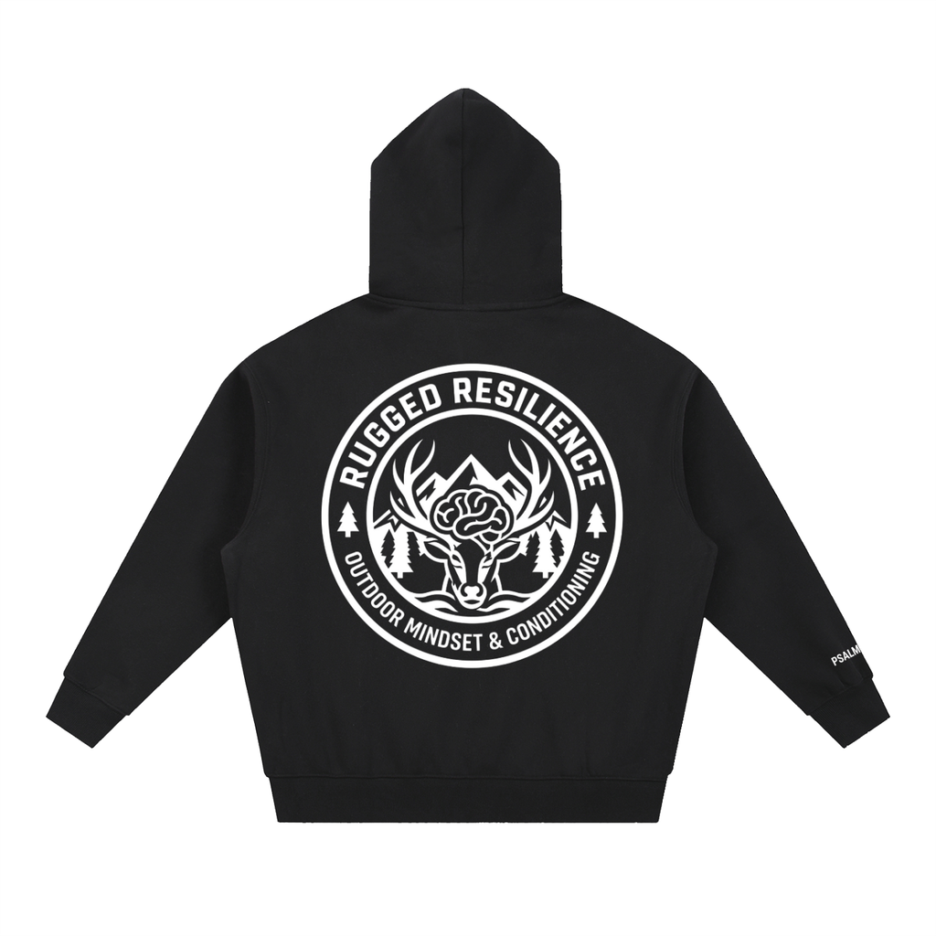 Essential Oversized Boxy Fit Fleece Hoodie